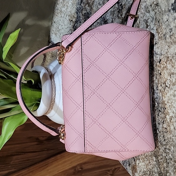 Michael Kors  EUC Ava Cross Stitch Mini Crossbody pink  Bag - Picture 7 of 14